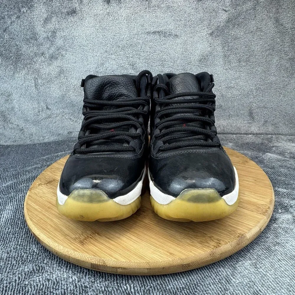 Nike Air Jordan 11 Retro Shoes Mens Size 10.5 Black 72-10 Patent 378037-002 - Picture 2 of 9